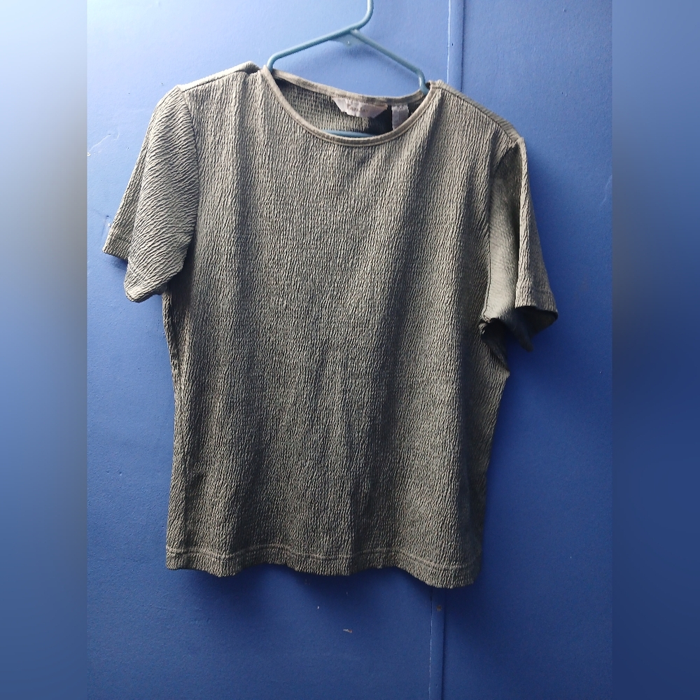 Gray  Short Sleeve T-Shirt